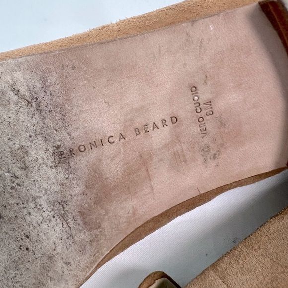 Veronica Beard Alire Chain Loafer Chic Tan Beige‎ Gold Flats 8 - Picture 11 of 12